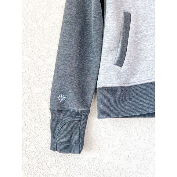 Athleta Girl Track Star Gray Zipper Jacket Size 6 - Picture 2 of 7